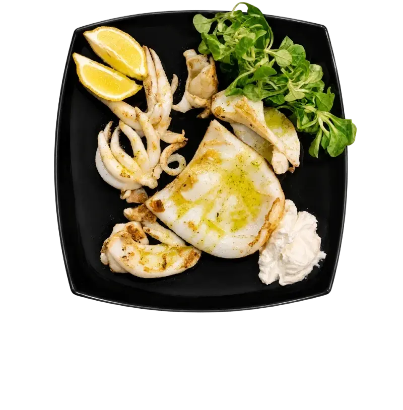 plato de sepia a la plancha